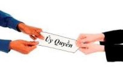 Hợp đồng ủy quyền thụ ủy